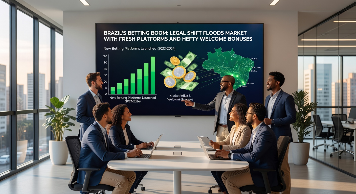 Screenshots of popular Brazilian betting apps showcasing live soccer odds and bonus offers on mobile screens