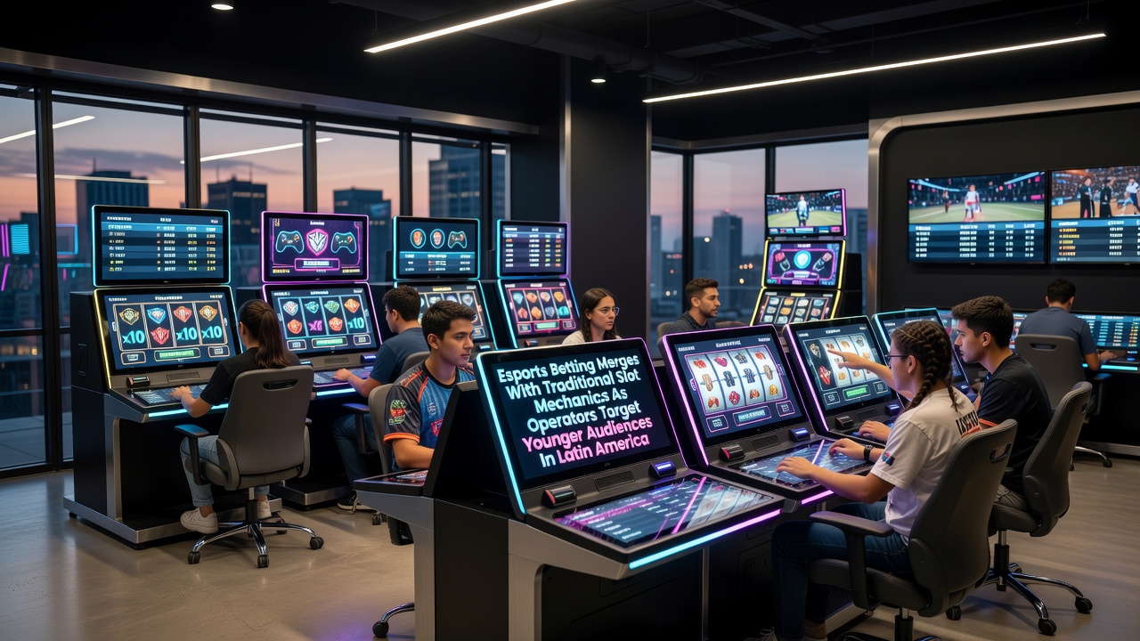 Younger players engaging with hybrid esports and slot betting applications on mobile devices