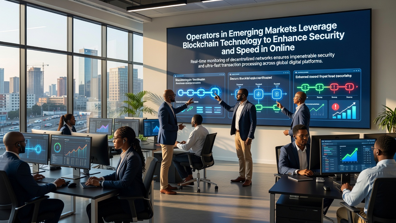 Mobile users engaging with blockchain-enabled wagering apps in emerging markets